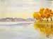 lago con alberi riflessi
